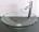 Aufsatz Glas Waschbecken Klarglas 42cm 