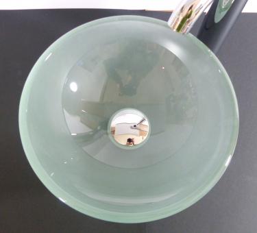 Aufsatz Glas Waschbecken satiniert 31cm 
