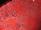 Aufsatz Glas Waschbecken rund rot 42cm 