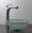 Aufsatz Glas Waschbecken satiniert 29cm 