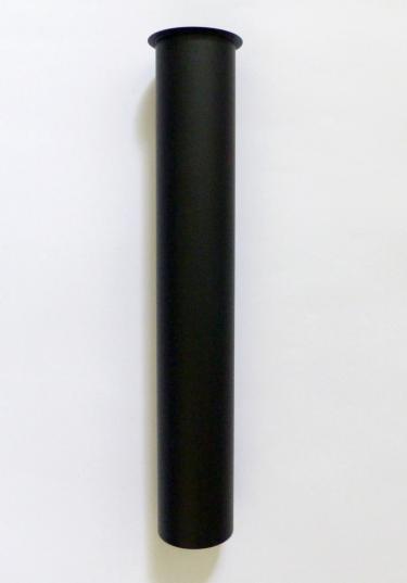 Tauchrohr 32mm Bördelrohr 1 1/4" 20cm schwarz matt mit Anschluss 