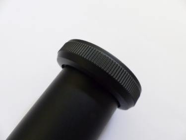Tauchrohr 32mm Bördelrohr 1 1/4" 30cm schwarz matt mit Anschluss 