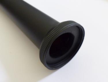Tauchrohr 32mm Bördelrohr 1 1/4" 25cm schwarz matt mit Anschluss 