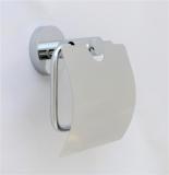 Bad Accessoires modern Messing Chrom Toilettenpapierhalter mit Deckel 